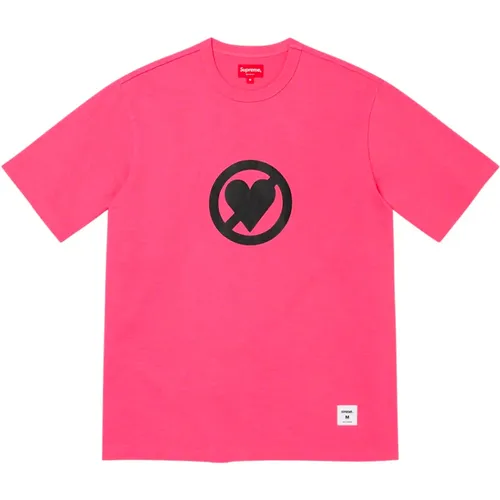 No Love Graphic Tee Limited Edition , male, Sizes: M - Supreme - Modalova