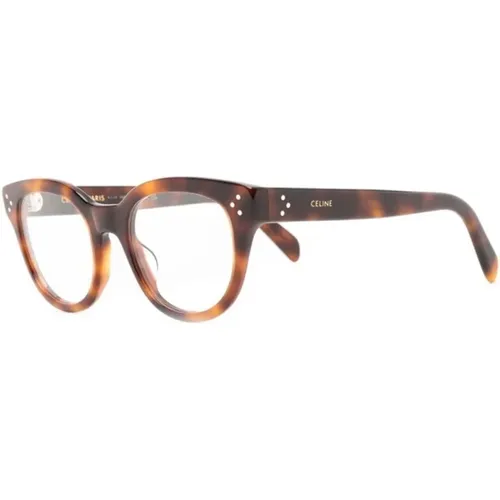 Braun/Havanna Optische Brille, vielseitig und stilvoll,Schwarze Optische Brille Klassischer Stil - Celine - Modalova
