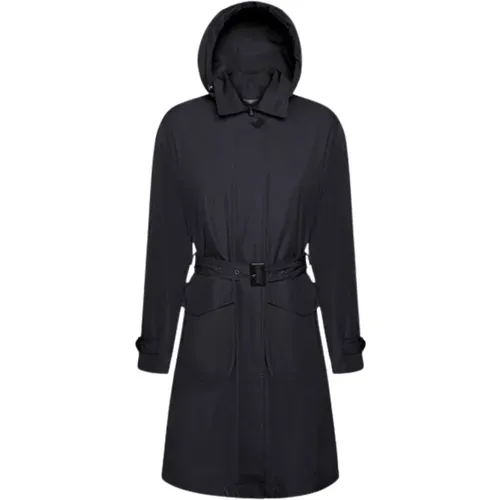 Belted Coats , Damen, Größe: L - Geox - Modalova