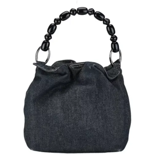 Pre-owned Denim dior-bags , female, Sizes: ONE SIZE - Dior Vintage - Modalova