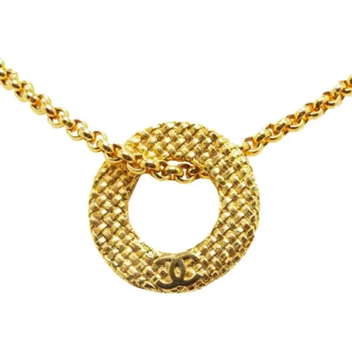 Pre-owned Metal necklaces , female, Sizes: ONE SIZE - Chanel Vintage - Modalova