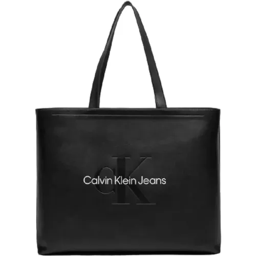 Eco Leather Tote Bag , female, Sizes: ONE SIZE - Calvin Klein - Modalova