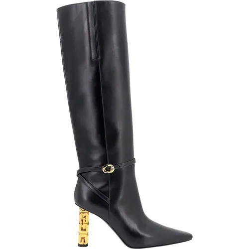 Glamorous Leather Over-knee Boots , female, Sizes: 3 UK, 4 UK, 5 UK - Givenchy - Modalova