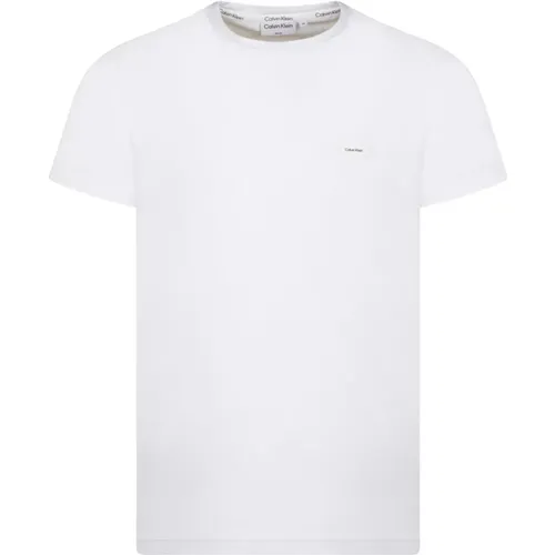 Logo Plaque T-Shirt , Herren, Größe: XL - Calvin Klein - Modalova