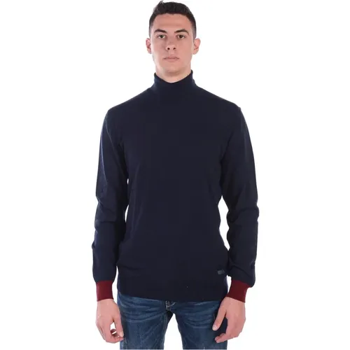 Blauer Stilvoller Model , Herren, Größe: 2XL - Trussardi - Modalova