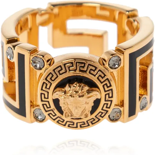 Ring mit Medusa-Kopf , Herren, Größe: 58 MM - Versace - Modalova