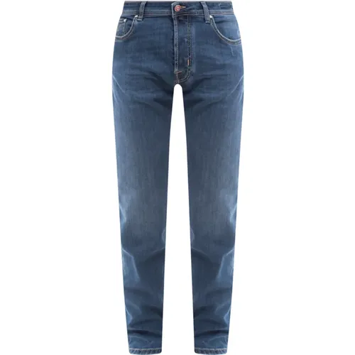 Jeans with Button Closure , male, Sizes: W31 - Jacob Cohën - Modalova