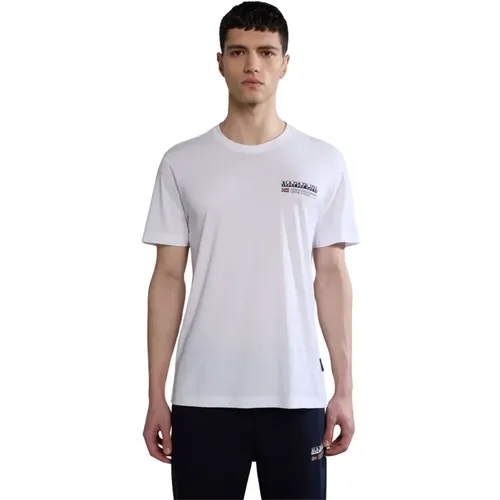 T-Shirts , Herren, Größe: 2XL - Napapijri - Modalova