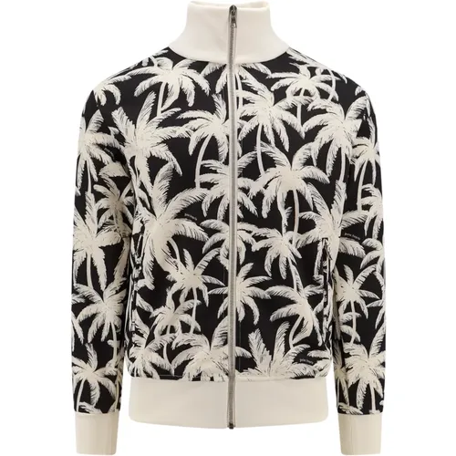Palms Print Sweatshirt , male, Sizes: S, XL - Palm Angels - Modalova