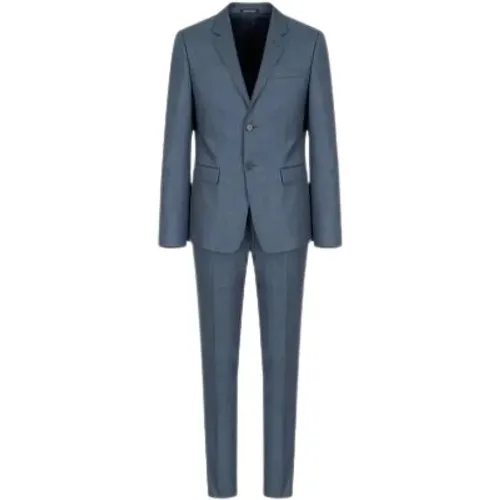 Single-Breasted Wool Suit , male, Sizes: XL, 2XL, L - Emporio Armani - Modalova