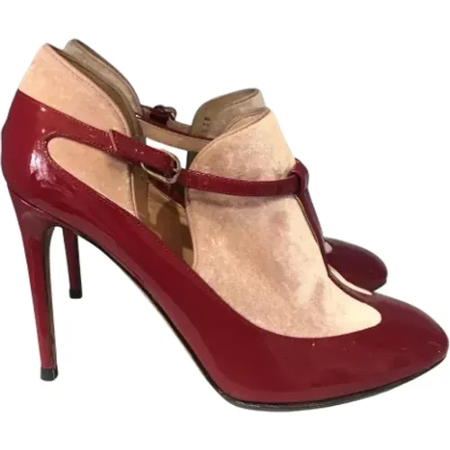 Pre-owned Leather boots , female, Sizes: 5 UK - Valentino Vintage - Modalova