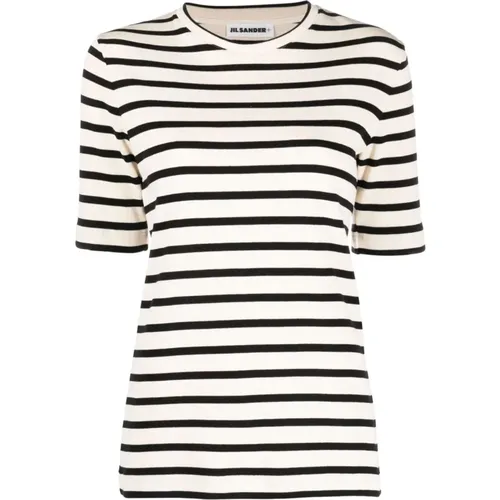 Striped Knitted T-shirt , female, Sizes: 2XS - Jil Sander - Modalova