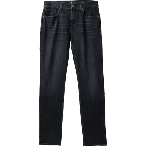 Luxus Slimmy Fit Jeans , Herren, Größe: M - 7 For All Mankind - Modalova