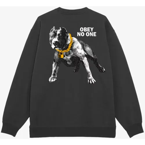 Stylischer Sweatshirt für einen Modernen Look , Herren, Größe: S - Obey - Modalova