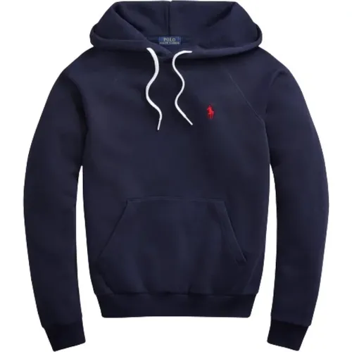 Adjustable Hooded Sweatshirt with Kangaroo Pocket and Polo Player Logo , female, Sizes: XS - Polo Ralph Lauren - Modalova