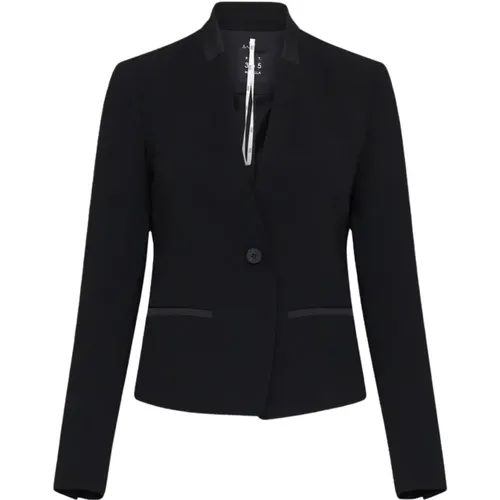 Crêpe Blazer Miranda , female, Sizes: L, S, 2XL, M, 2XS, XS - Marella - Modalova