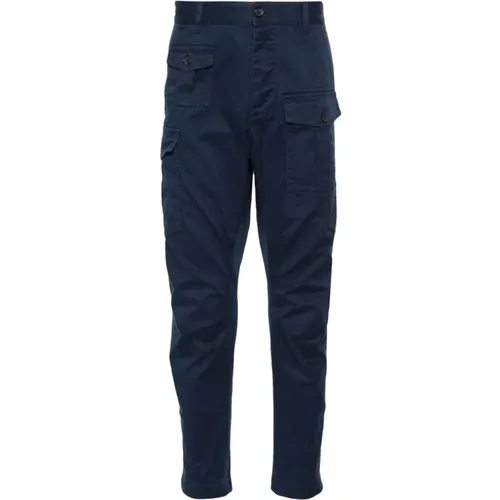 Cargo Pants with Cotton and Elastane , male, Sizes: XL - Dsquared2 - Modalova
