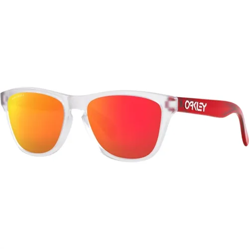 Junior Frogskins Sunglasses , unisex, Sizes: 48 MM - Oakley - Modalova
