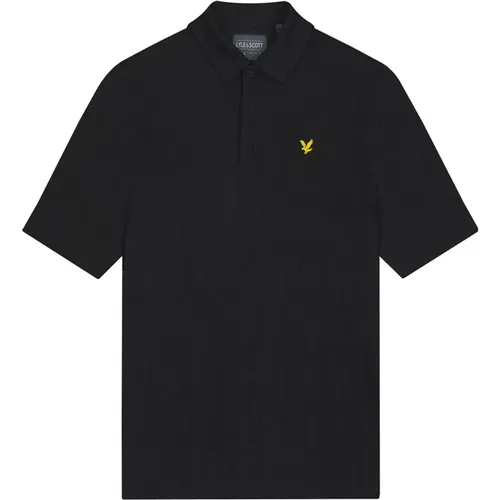 Monogram Jacquard Polo Shirt , Herren, Größe: XL - Lyle & Scott - Modalova