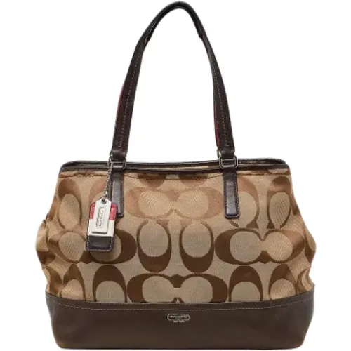 Pre-owned Canvas totes , female, Sizes: ONE SIZE - Coach Pre-owned - Modalova