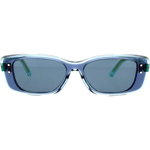 Modern Transparent Sunglasses with Acetate Frame and Gradient Lenses , female, Sizes: 53 MM - Dior - Modalova
