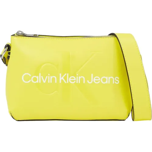 Sculpted Gelbe Crossbody Tasche - Calvin Klein - Modalova