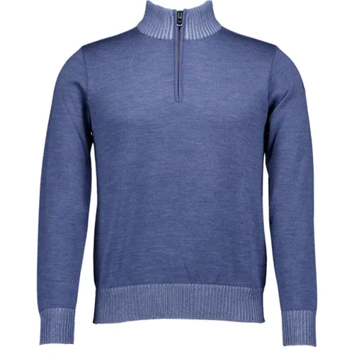 Blauer Pullover , Herren, Größe: XL - PAUL & SHARK - Modalova