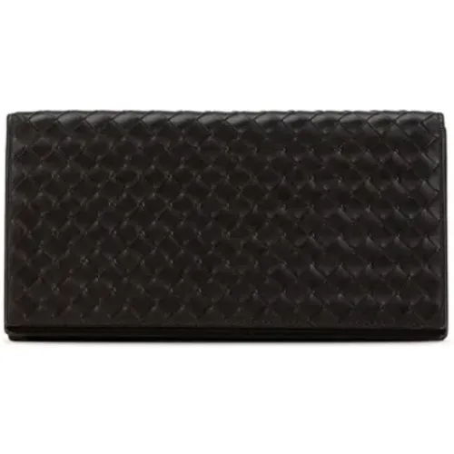 Pre-owned Leather wallets , female, Sizes: ONE SIZE - Bottega Veneta Vintage - Modalova