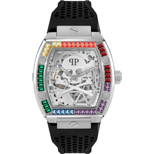 Automatic Men's Watch The $keleton Rainbow , male, Sizes: ONE SIZE - Philipp Plein - Modalova