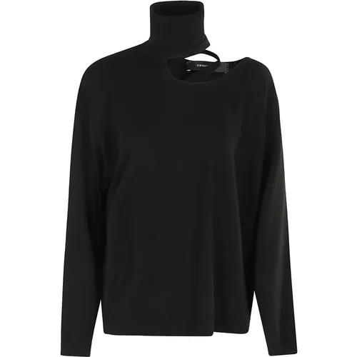 Schicker Cut Out Top , Damen, Größe: 2XS - Federica Tosi - Modalova