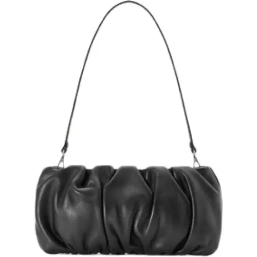 Convertible Leather Clutch Bag , female, Sizes: ONE SIZE - Staud - Modalova