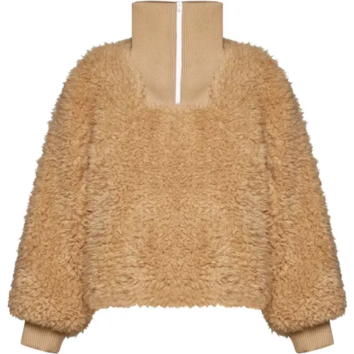 Faux Fur Half Zip Jacket , female, Sizes: M, S - Filippa K - Modalova