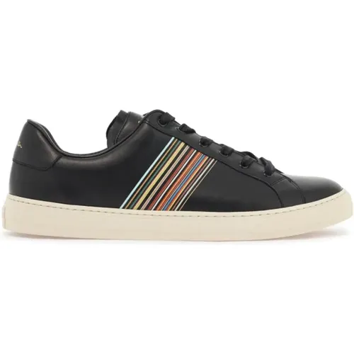 Bunte Signature Stripe Leder-Sneakers für Männer , Herren, Größe: 45 EU - PS By Paul Smith - Modalova