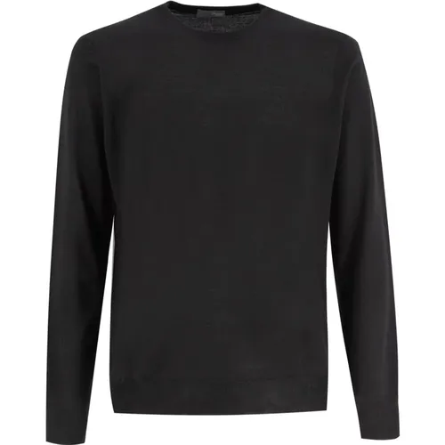 Superfine Merino Wool Crew Neck Sweater , male, Sizes: 4XL, 5XL, L, 2XL, XL - Drumohr - Modalova