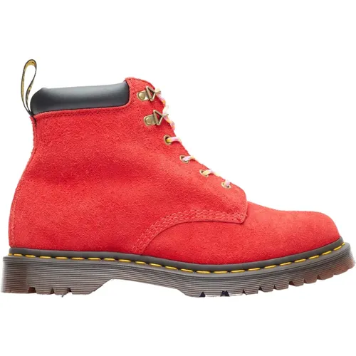 Wildleder Schnürstiefel , Damen, Größe: 42 EU - Dr. Martens - Modalova