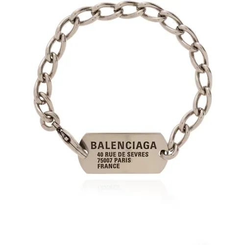 Messingarmband mit Logo Balenciaga - Balenciaga - Modalova