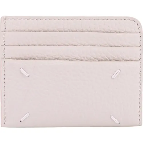 Leather Card Holder Women's Wallet , female, Sizes: ONE SIZE - Maison Margiela - Modalova