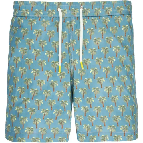 Men's Swim Trunk Light Print , male, Sizes: M, S, XL - Hartford - Modalova