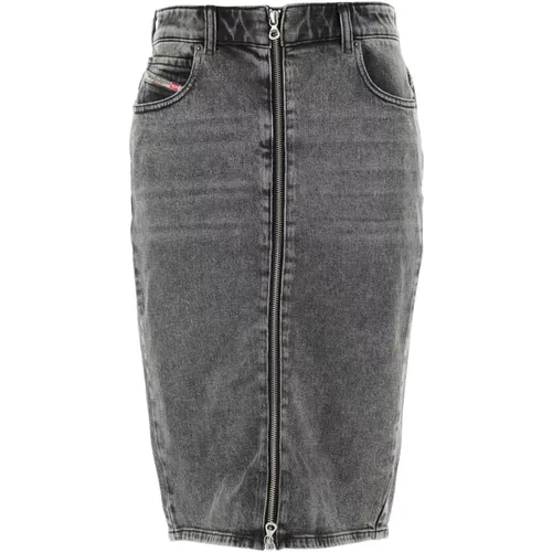 Stretch Denim Rock in Grau Diesel - Diesel - Modalova