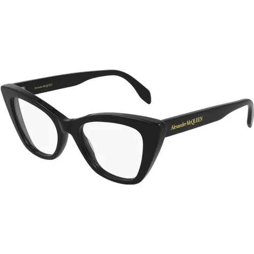 Am0305O 001 Eyeglasses , female, Sizes: 50 MM - alexander mcqueen - Modalova