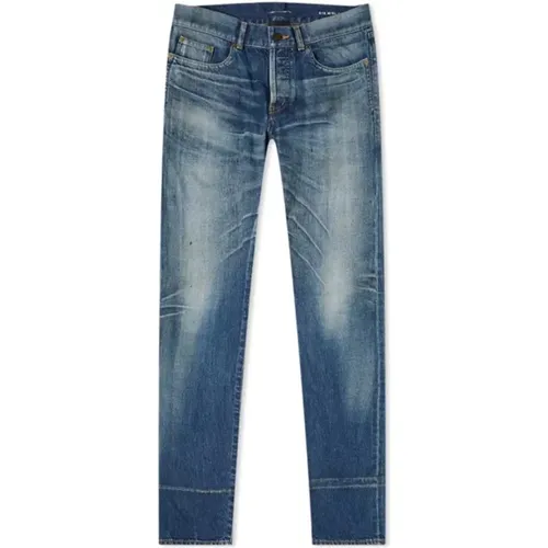 Slim Fit Jeans, Regular Fit, Made in Japan , male, Sizes: W31 - Saint Laurent - Modalova