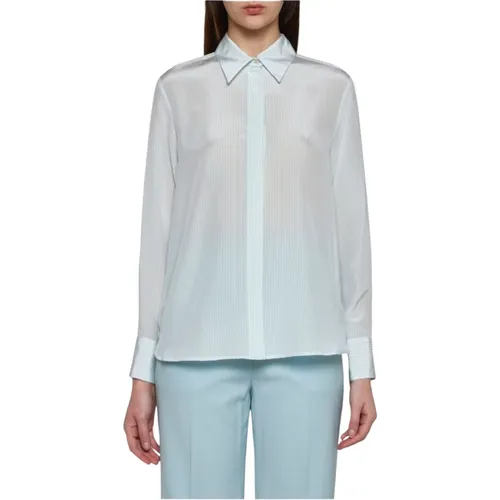 Elegant White Shirt , Damen, Größe: L - Max Mara Studio - Modalova