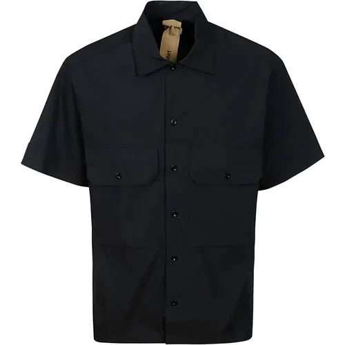 Short Sleeve Shirts,Kurzarm Baumwollhemd mit Kragen - Ten C - Modalova