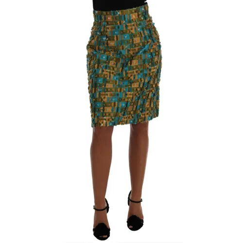 Pencil Skirts , Damen, Größe: M - Dolce & Gabbana - Modalova