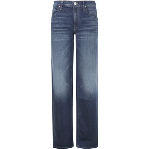 Spinner Heel Straight Jeans , female, Sizes: W24, W28 - Mother - Modalova