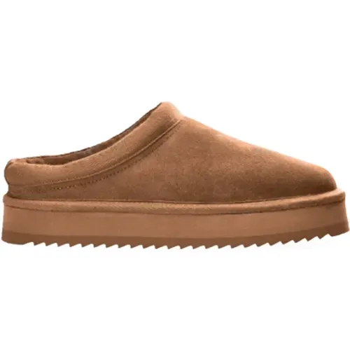 Suede Cognac Hausschuhe - Copenhagen Shoes - Modalova