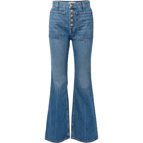 Lou Jean Flared Jeans , female, Sizes: W25, W28 - Ulla Johnson - Modalova