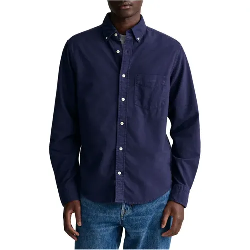 Gebürstetes Oxford-Hemd , Herren, Größe: 2XL - Gant - Modalova