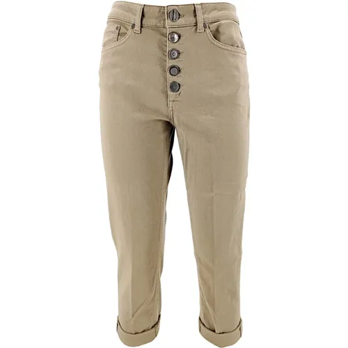 Trousers , female, Sizes: W26, W30, W28 - Dondup - Modalova