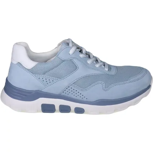 Blaue Damen-Walking-Sneaker , Damen, Größe: 37 EU - Gabor - Modalova